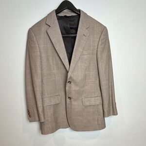 Jos. A. Bank Black White Houndstooth Blazer Classic Business Fit 40R